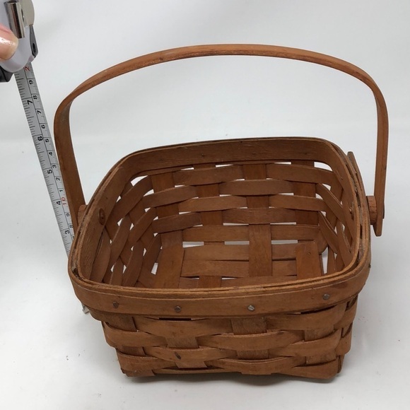 VINTAGE 1989 Longaberger Rich Brown Berry Basket - Picture 9 of 10